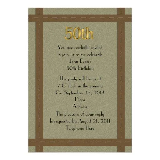 Fiesta De Cumpleaños Para Hombre Invitaciones para cualquier ... Fiesta De Cumpleaños Para Hombre Invitaciones para cualquier ...