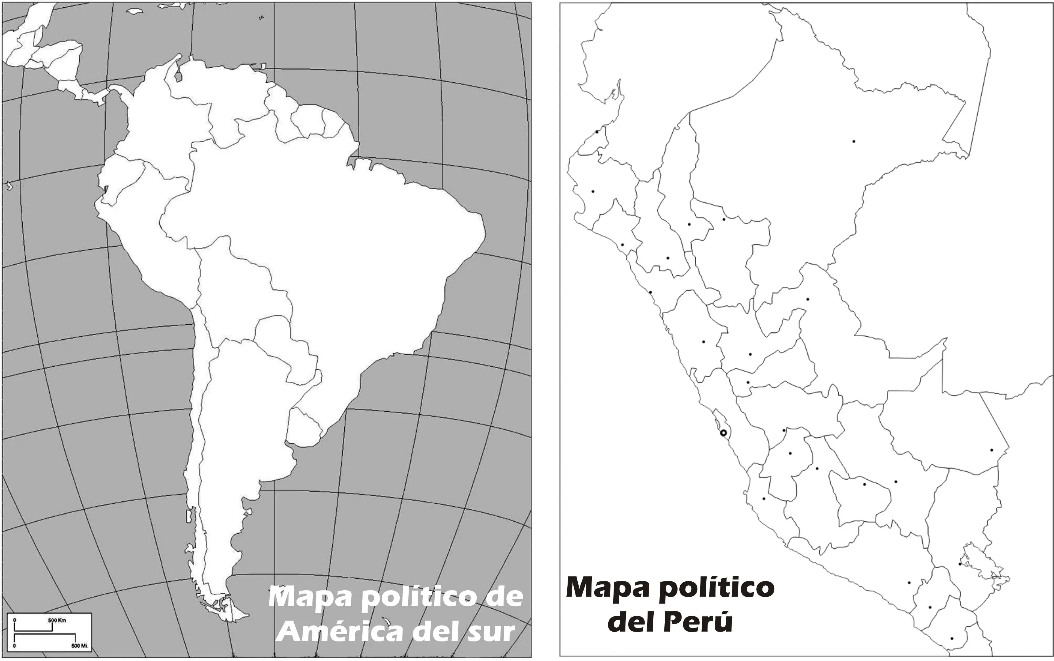 5.1 Mapa político de América del Sur y el Perú | FCC 1 año 5.1 Mapa político de América del Sur y el Perú | FCC 1 año