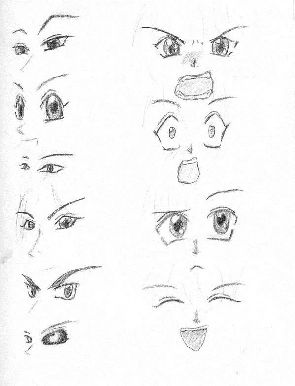 52 anime expressions by Jemstonecat on deviantART 52 anime expressions by Jemstonecat on deviantART