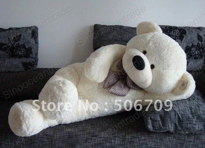 5.25 pies oso de peluche BEIGE CUDDLY gran juguete relleno 63 ...