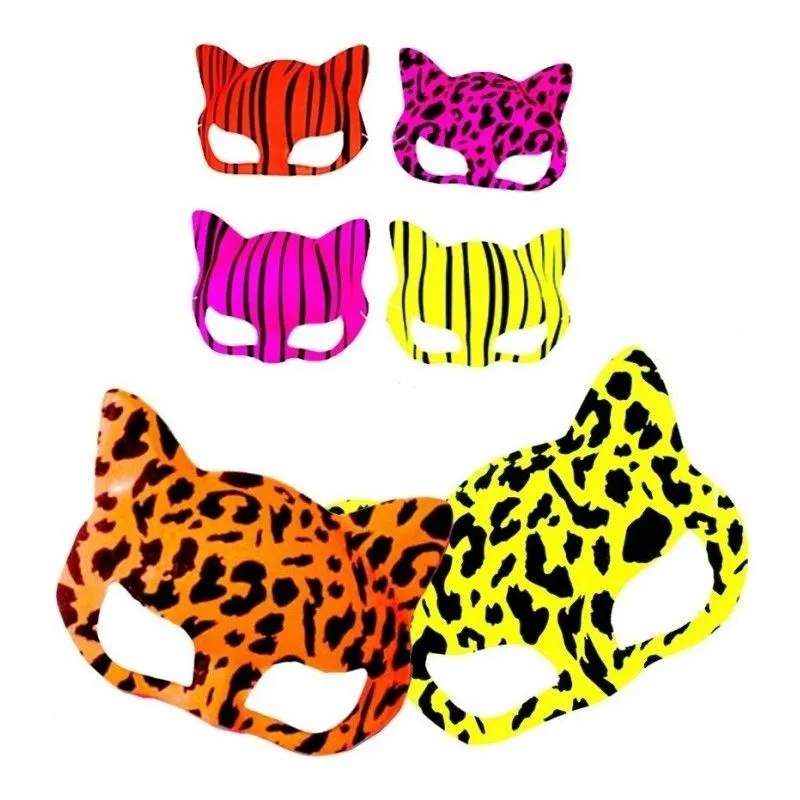 5475 Antifaz gato colores neon pz ZEN - Fiesta y Toys 5475 Antifaz gato colores neon pz ZEN - Fiesta y Toys