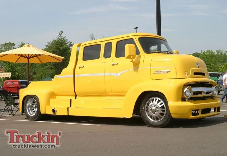 56 Ford COE extended cab custom. Photo Credit: Truckin' Magazine ... 56 Ford COE extended cab custom. Photo Credit: Truckin' Magazine ...