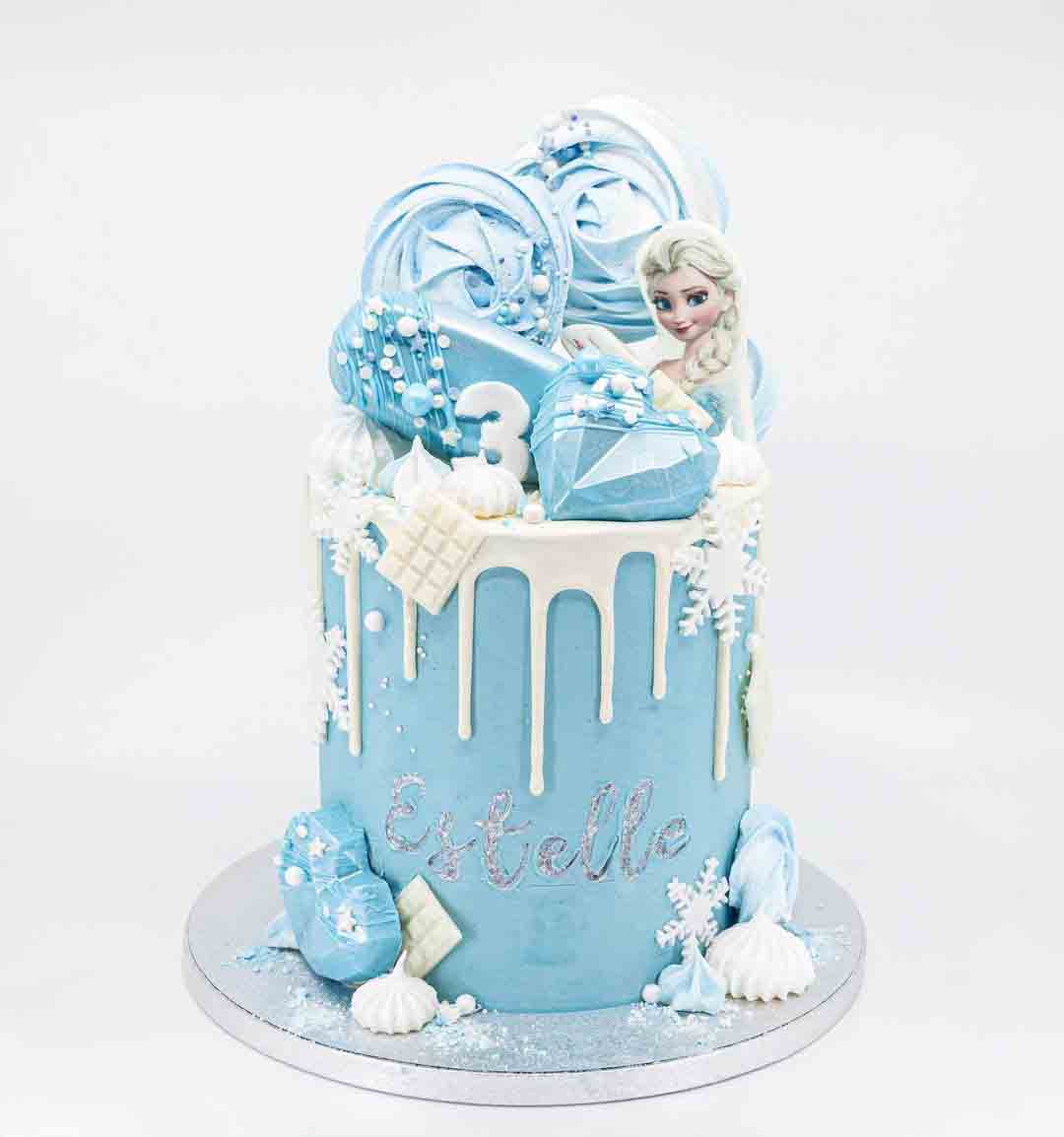 ▷ 56 Modelos de Tortas de Frozen ❄️ que te van a encantar ❤️