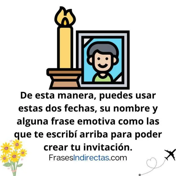 58 Frases para la Invitación a una Misa de Aniversario de un Difunto |  Frases Indirectas