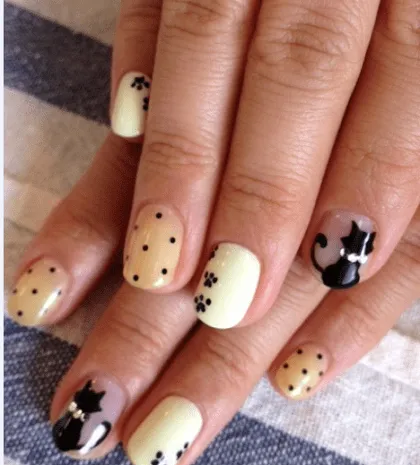DISEÑO DE UÑAS GATOS - Imagui