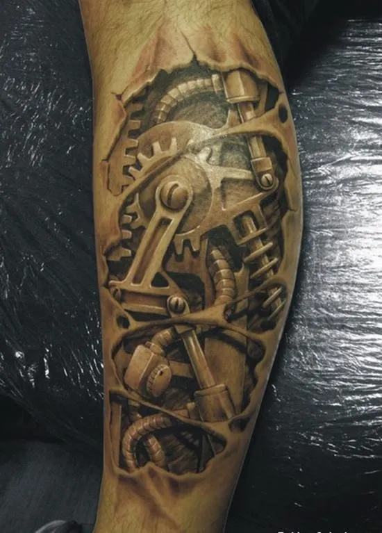 60+ Amazing 3D Tattoo Designs | Art and Design