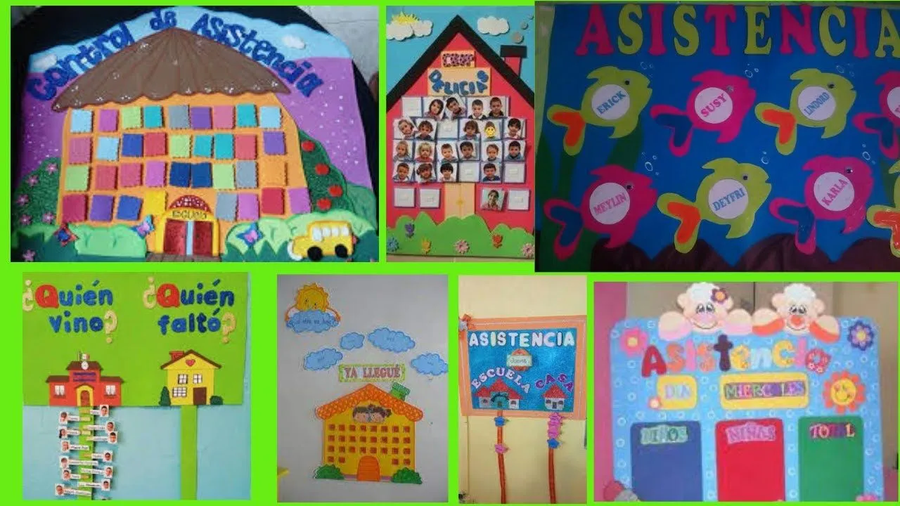 60 CARTELERAS DE ASISTENCIA CREATIVA PARA PREESCOLAR / MURALES DE ASISTENCIA ESCOLAR - YouTube 60 CARTELERAS DE ASISTENCIA CREATIVA PARA PREESCOLAR / MURALES DE ASISTENCIA ESCOLAR - YouTube