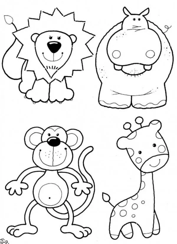 60 Imágenes de animales para colorear dibujos | Colorear imágenes 60 Imágenes de animales para colorear dibujos | Colorear imágenes