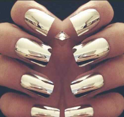 65 Ideas para pintar uñas de color dorado u oro - Golden Nails ... 65 Ideas para pintar uñas de color dorado u oro - Golden Nails ...