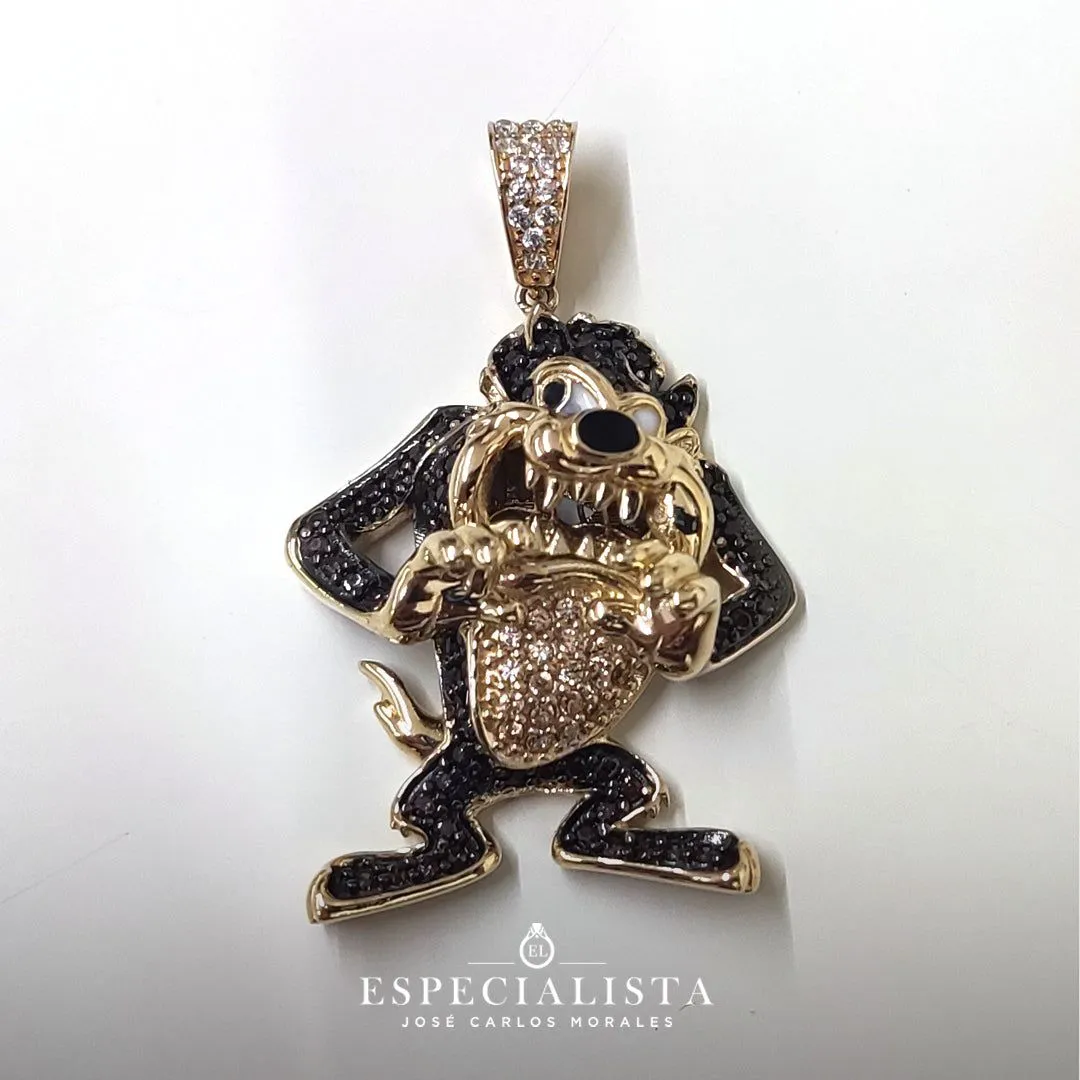 6510073LQ Demonio de Tazmania en oro amarillo de 14 Kilates – Joyería El Especialista 6510073LQ Demonio de Tazmania en oro amarillo de 14 Kilates – Joyería El Especialista