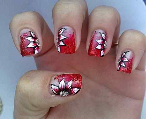 67 Fotos de uñas color rojo - Red Nails | Decoración de Uñas ... 67 Fotos de uñas color rojo - Red Nails | Decoración de Uñas ...