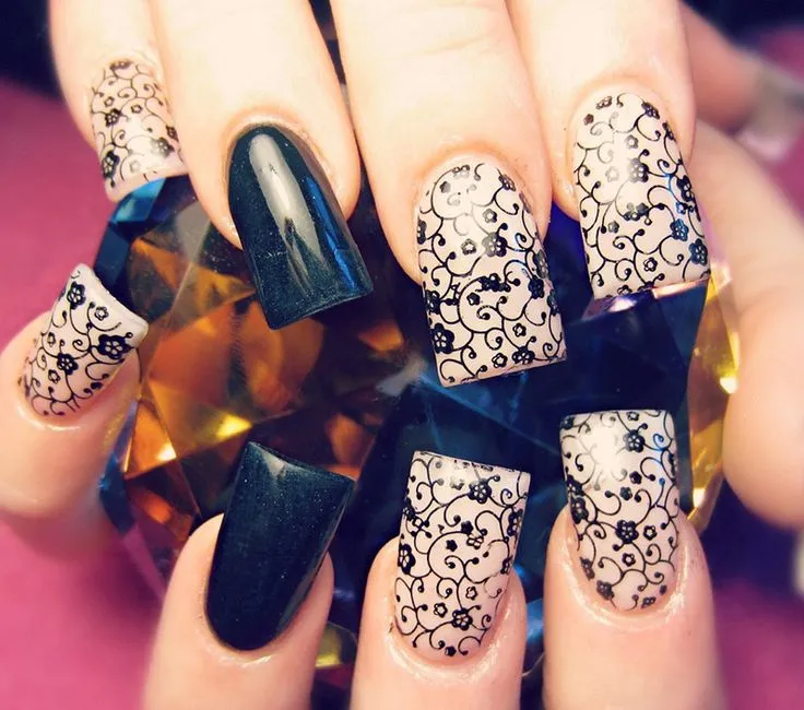 70 Ejemplos de uñas largas decoradas | Decoración de Uñas ... 70 Ejemplos de uñas largas decoradas | Decoración de Uñas ...