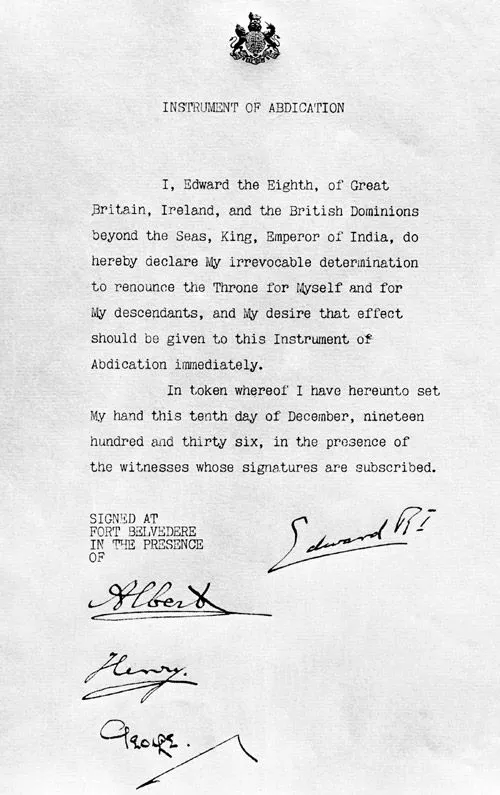 75º aniversario de la abdicación que cambió el rumbo de la Corona ...