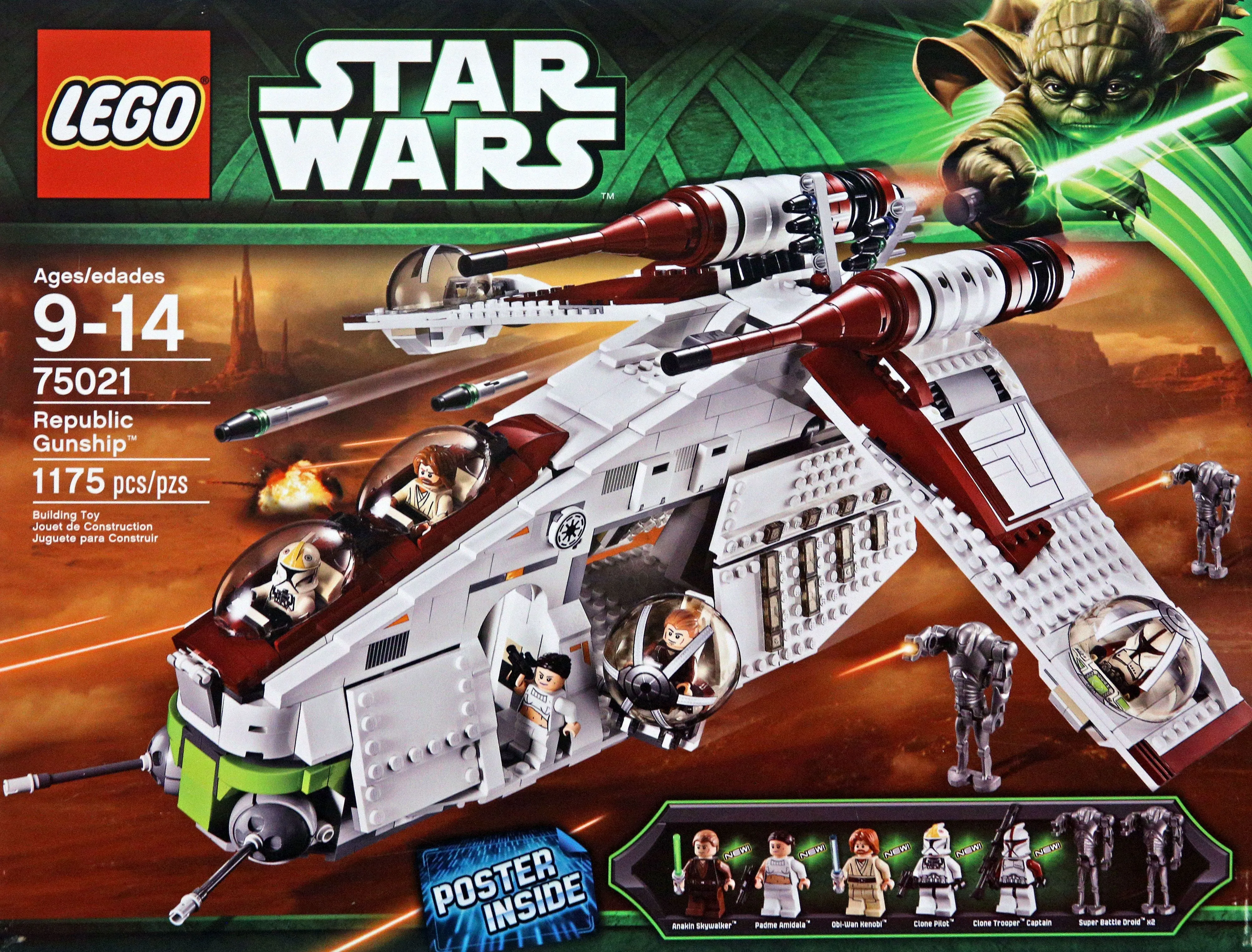 75021 Republic Gunship - Lego Star Wars Wiki - Lego, Star Wars ...