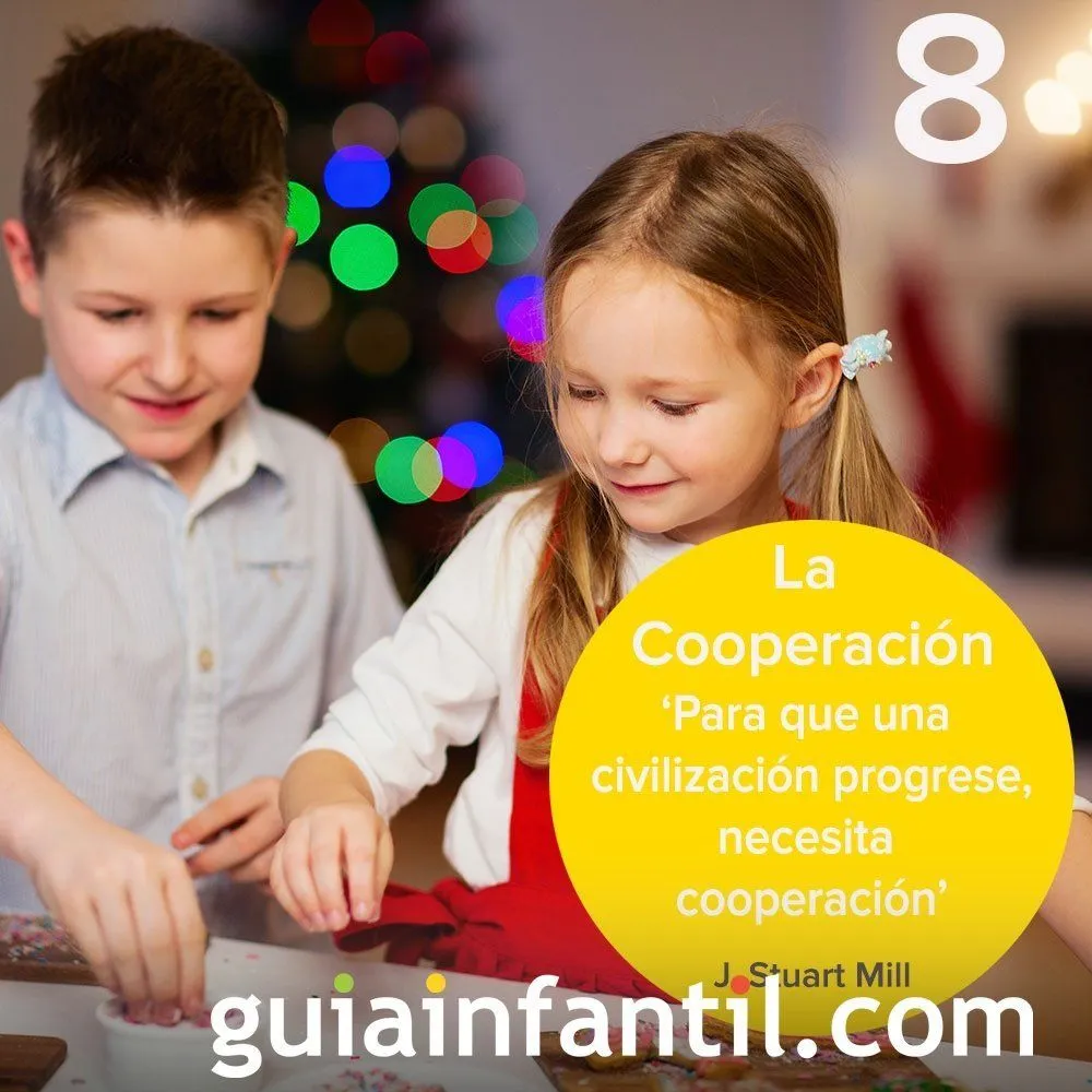 8- El valor de la Cooperación en nuestro calendario 8- El valor de la Cooperación en nuestro calendario