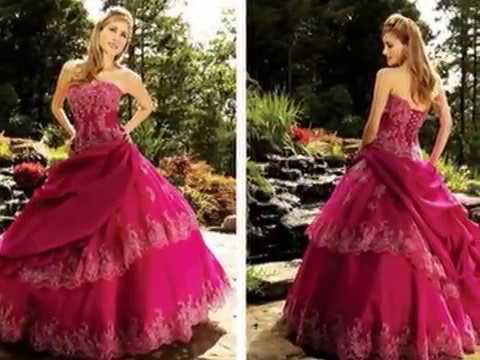 Los 80 vestidos mas lindos para 15 años ^^ - YouTube
