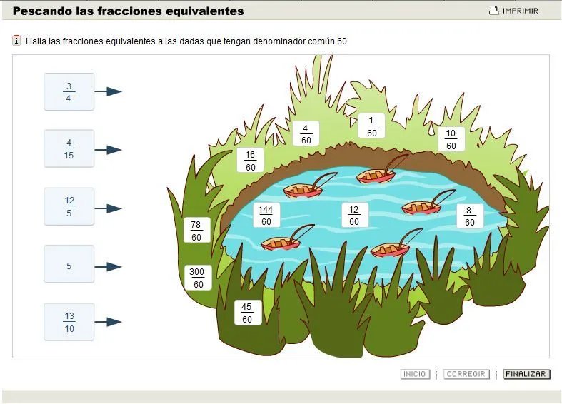 8.0.5.FRACCIONES EQUIVALENTES | JUGANDO Y APRENDIENDO 8.0.5.FRACCIONES EQUIVALENTES | JUGANDO Y APRENDIENDO
