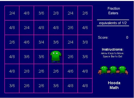 8.0.5.FRACCIONES EQUIVALENTES | JUGANDO Y APRENDIENDO 8.0.5.FRACCIONES EQUIVALENTES | JUGANDO Y APRENDIENDO