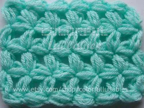 Punto jazmin crochet esquema - Imagui