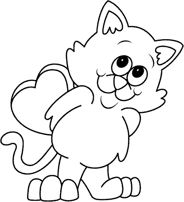 89 Dibujos de gatos para imprimir y colorear | Colorear imágenes