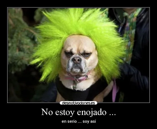 No estoy enojado ... | Desmotivaciones