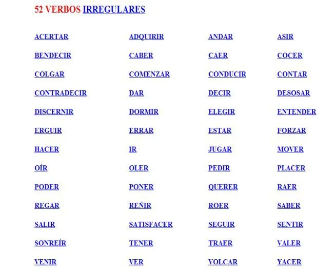 9.1.VERBOS IRREGULARES | JUGANDO Y APRENDIENDO