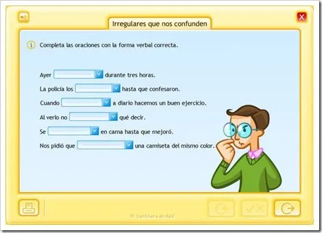 9.1.VERBOS IRREGULARES | JUGANDO Y APRENDIENDO 9.1.VERBOS IRREGULARES | JUGANDO Y APRENDIENDO