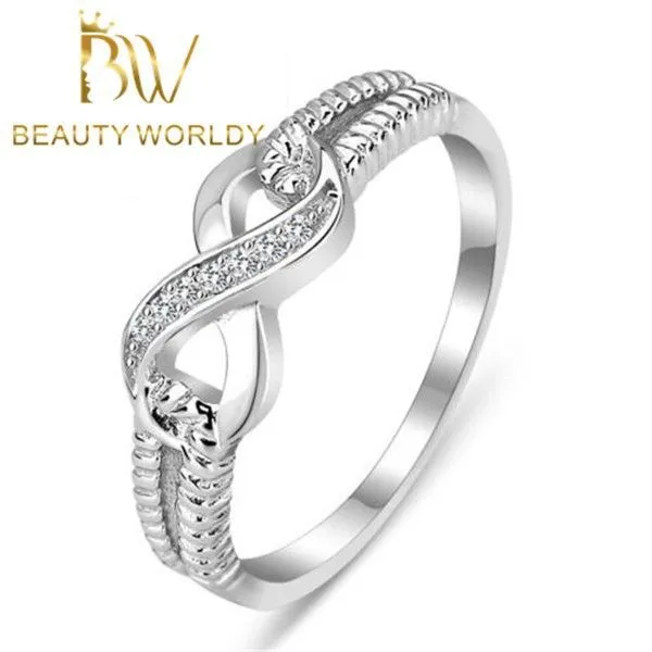 925 de plata esterlina del anillo infinito amor eterno símbolo ... 925 de plata esterlina del anillo infinito amor eterno símbolo ...