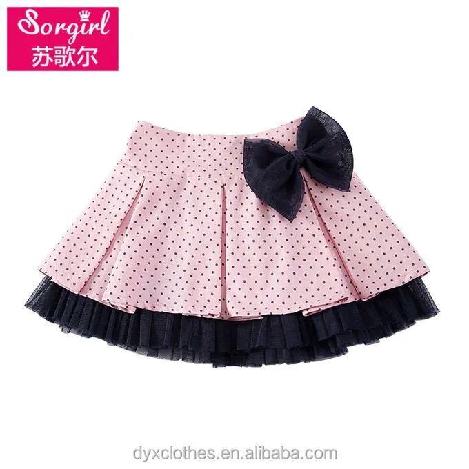 95% algodón boutique de las niñas se visten trajes, polka dot ...