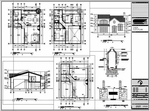 950 Planos De Casas En Autocad Profesionales Y Certificados ...