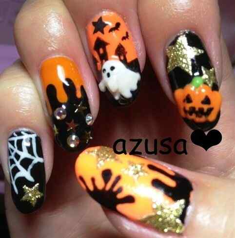 98 Fotos de uñas de Halloween | Decoración de Uñas - Manicura y ...