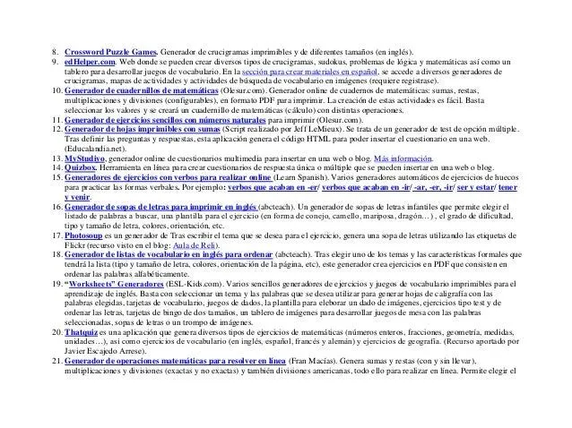 A. 150 herramientas para crear materiales educativos con tics. A. 150 herramientas para crear materiales educativos con tics.