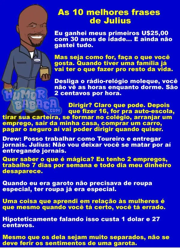 abaixo as 10 frases de julius do sereado todo mundo odeia o chris abaixo as 10 frases de julius do sereado todo mundo odeia o chris