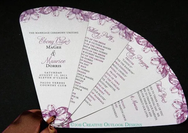 Abanicos originales para bodas : las mejores ideas - invitaciones ... Abanicos originales para bodas : las mejores ideas - invitaciones ...