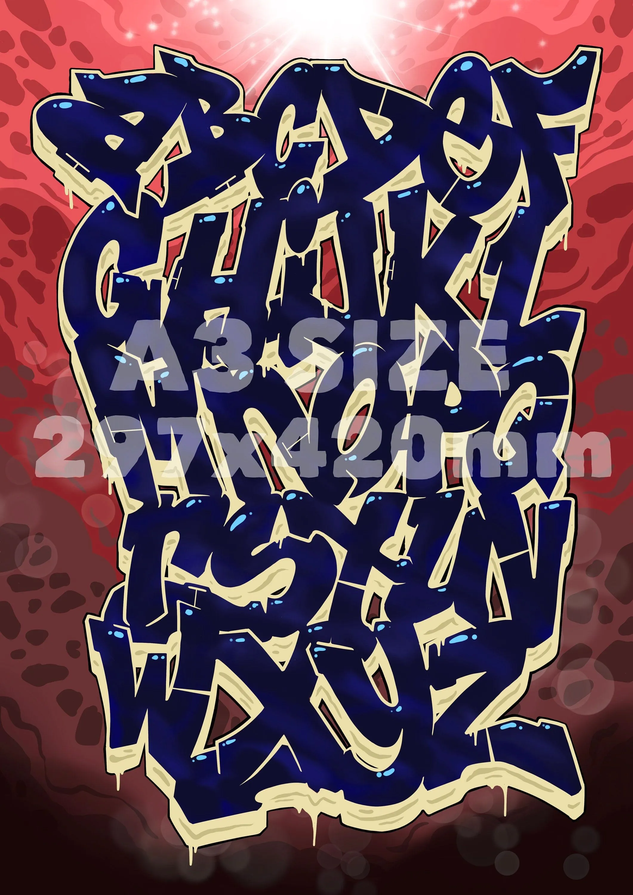 ABC Graffiti letras del alfabeto Póster digital A3 listo para - Etsy México ABC Graffiti letras del alfabeto Póster digital A3 listo para - Etsy México