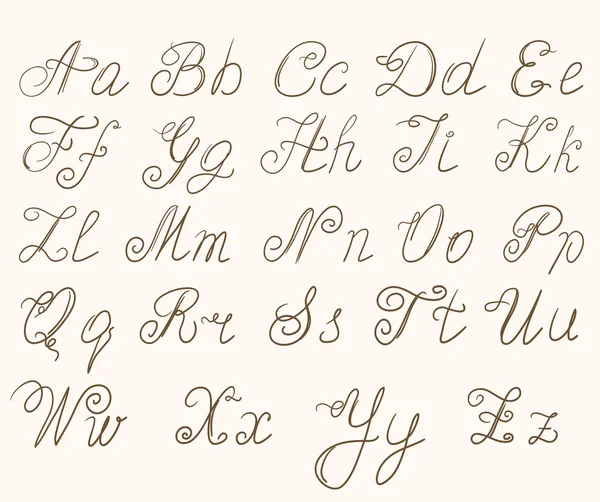 ABC manuscrita — Vector stock © Ghenadie #12555547 ABC manuscrita — Vector stock © Ghenadie #12555547