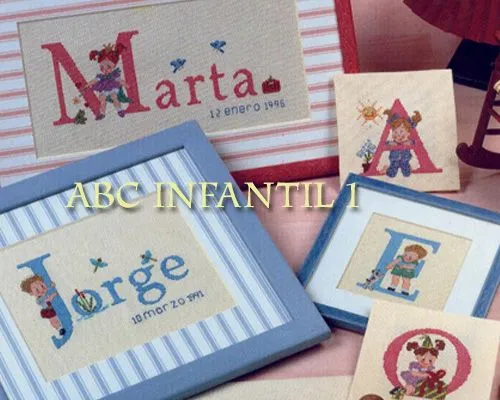 ABC Infantil 1 - Hilos para Bordar (DMC, Rosace, Anchor, Panda ...