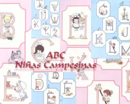 ABC Niñas Campesinas - Hilos para Bordar (DMC, Rosace, Anchor ... ABC Niñas Campesinas - Hilos para Bordar (DMC, Rosace, Anchor ...