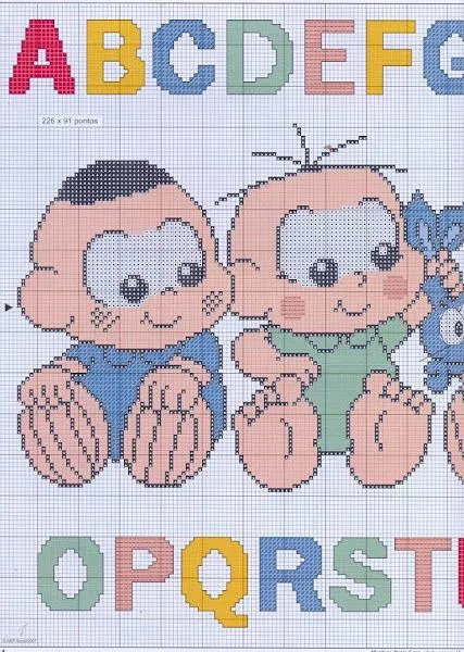 punto de cruz para bebes (2) | Aprender manualidades es facilisimo. punto de cruz para bebes (2) | Aprender manualidades es facilisimo.
