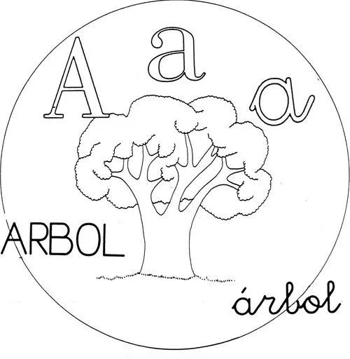 Abecedario para colorear