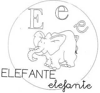 ABECEDARIO PARA COLOREAR-LETRA E : ACTIVIDADES PARA NIÑOS ABECEDARIO PARA COLOREAR-LETRA E : ACTIVIDADES PARA NIÑOS