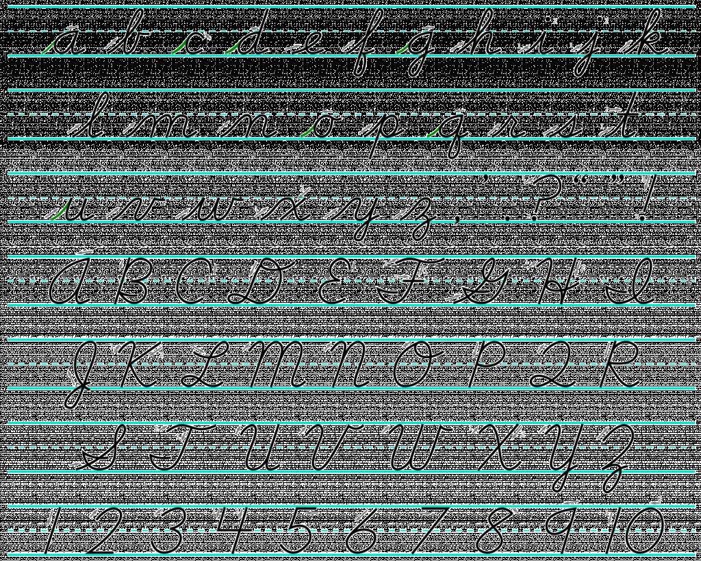 ▷ Abecedario cursiva ¿Cómo Aprenderlo y Practicar FÁCIL?