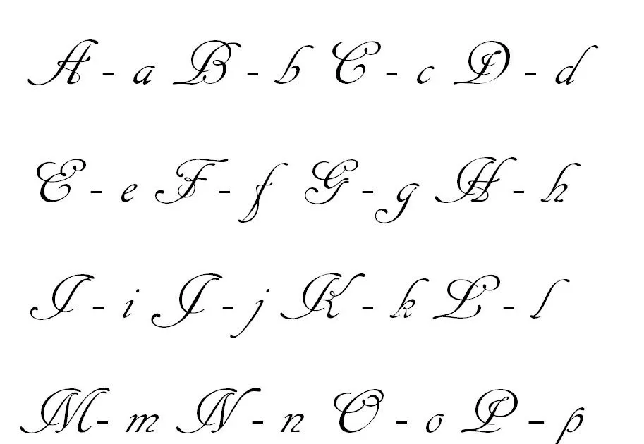▷ Abecedario cursiva ¿Cómo Aprenderlo y Practicar FÁCIL?