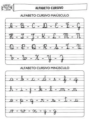 Abecedario de letras cursivas para imprimir - Imagui Abecedario de letras cursivas para imprimir - Imagui