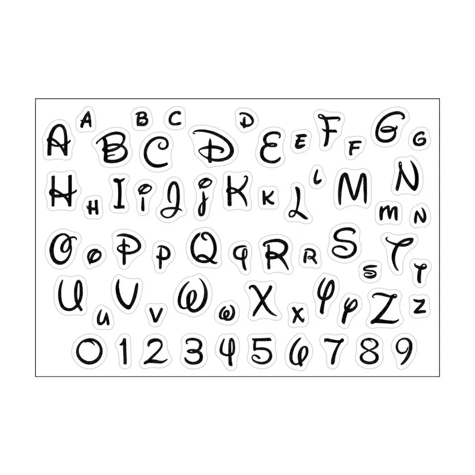 Abecedario Disney - Comprar en Arte de Cajon Abecedario Disney - Comprar en Arte de Cajon