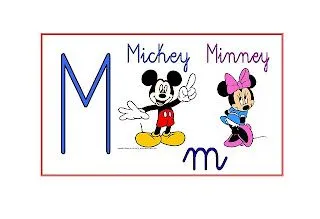 Letras de Minnie para imprimir - Imagui