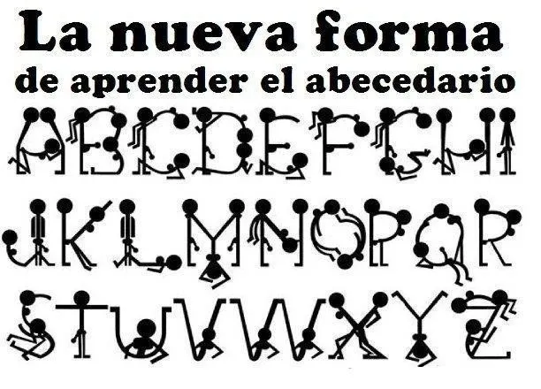 Letras del abecedario en distintas formas - Imagui