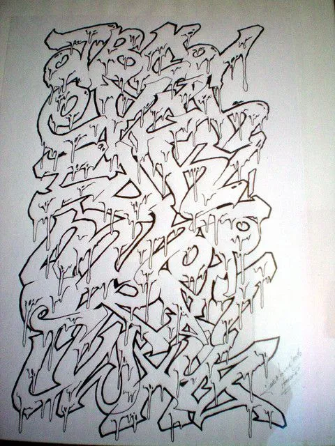 Abecedario De Graffiti2015 | Manuwallhd.com