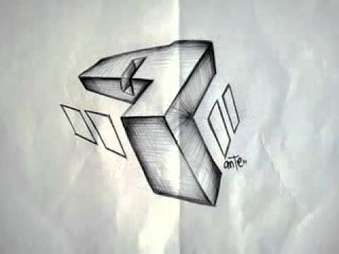 Abecedario graffiti 3d - YouTube