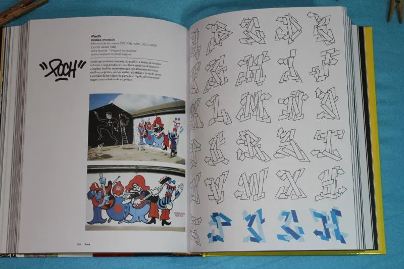 Abecedario en graffiti en flechas - Imagui